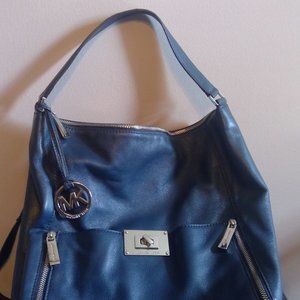 Micheal Kors Navy Blue Hobo